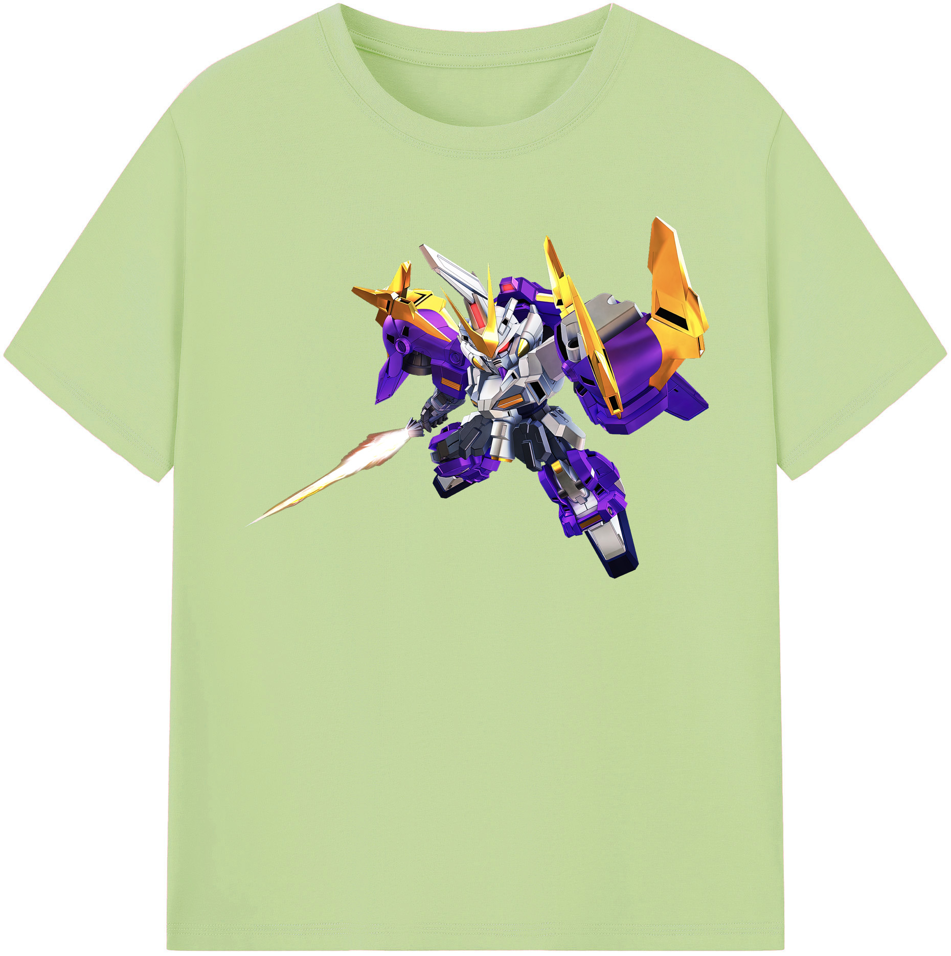 （画像用） 機動戦士ガンダム Mobile Suit Gundam 綿100％半袖Tシャツ（フロントプリント）
